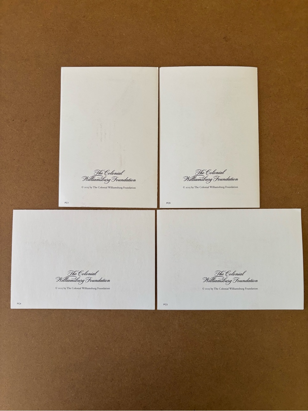Historic Colonial Williamsburg Fife & Drum Card Set - Blank Inside No Envelopes - Picture 2 of 2